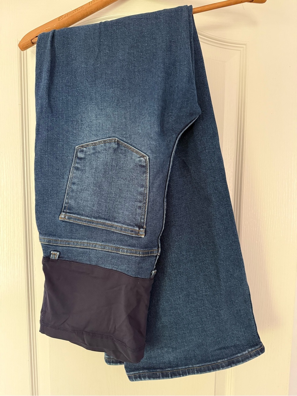 Women’s Dark Blue Denim Jeans- Maternity